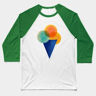 Ice cream sitting on the beach Baseball T-Shirt